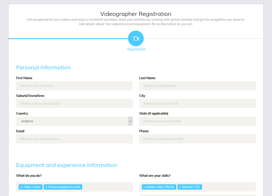 Creating Event on Valoso.com